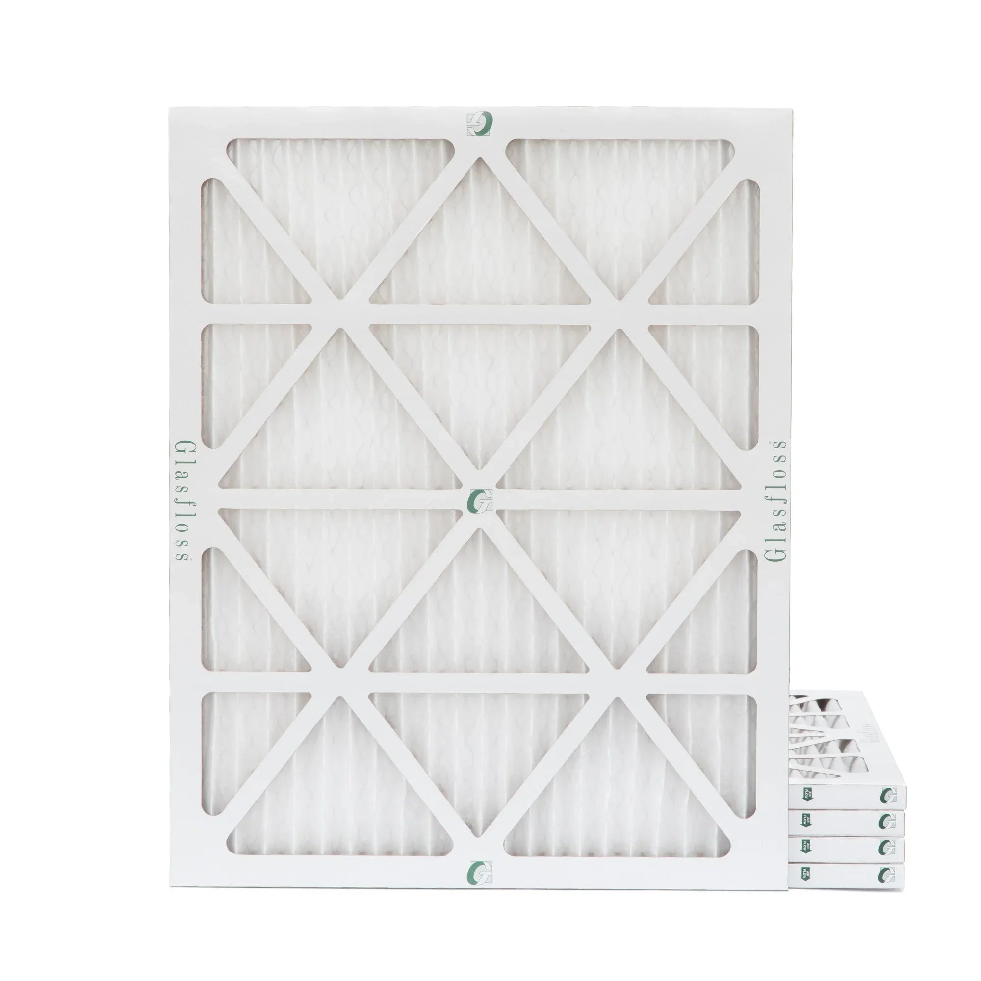 15x20x1 MERV 10 Pleated HVAC Air Filters by Glasfloss. ( Quantity 5 ) Exact Size: 14-1/2 x 19-1/2 x 7/8