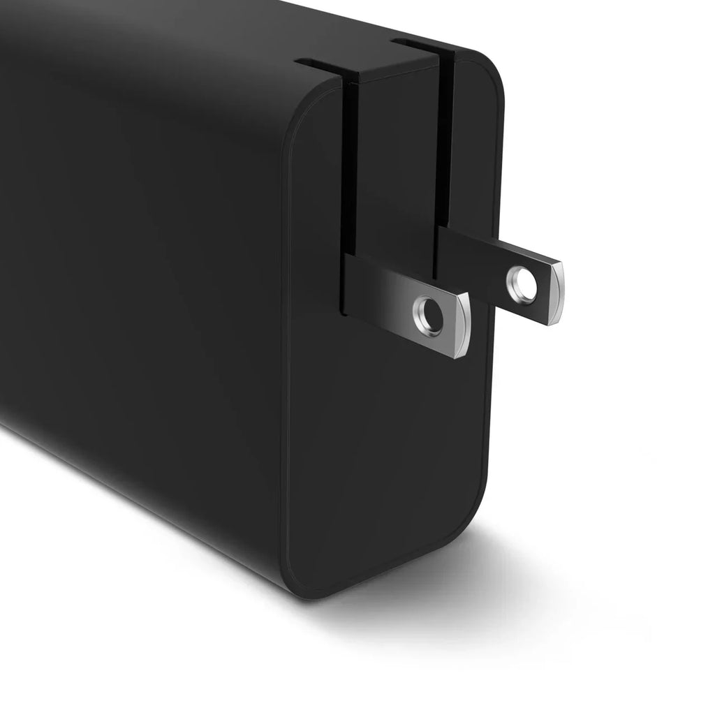mophie USB C Charger GaN 67W, 3-Port Fast Compact Foldable Wall Charger for MacBook Pro/Air, iPad Pro, Galaxy S22/S21, HP Spectre, Note20/10+, iPhone 14/13/12 Pro, Pixel, and More - Black