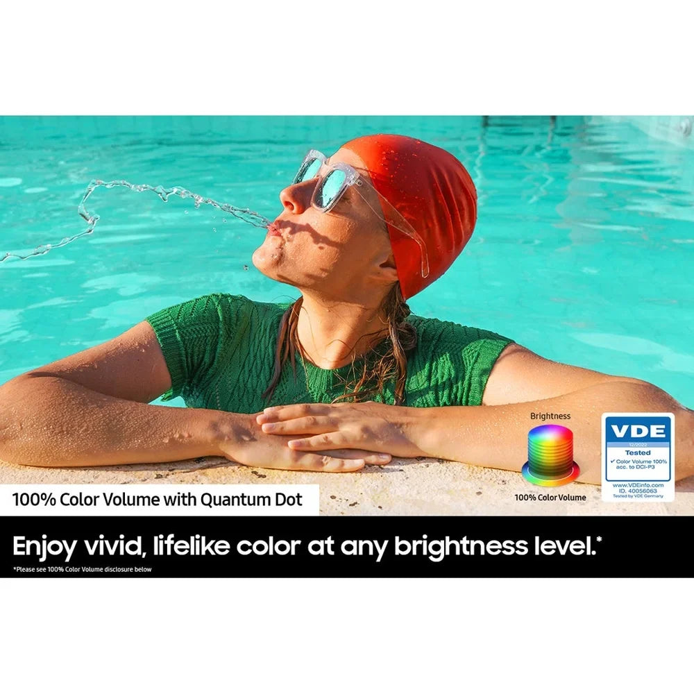 Samsung 70" QLED 4K HDR Smart 2023 TV Q60C series with Quantum Processor & Dual LED + 2 YR Accidental Warranty