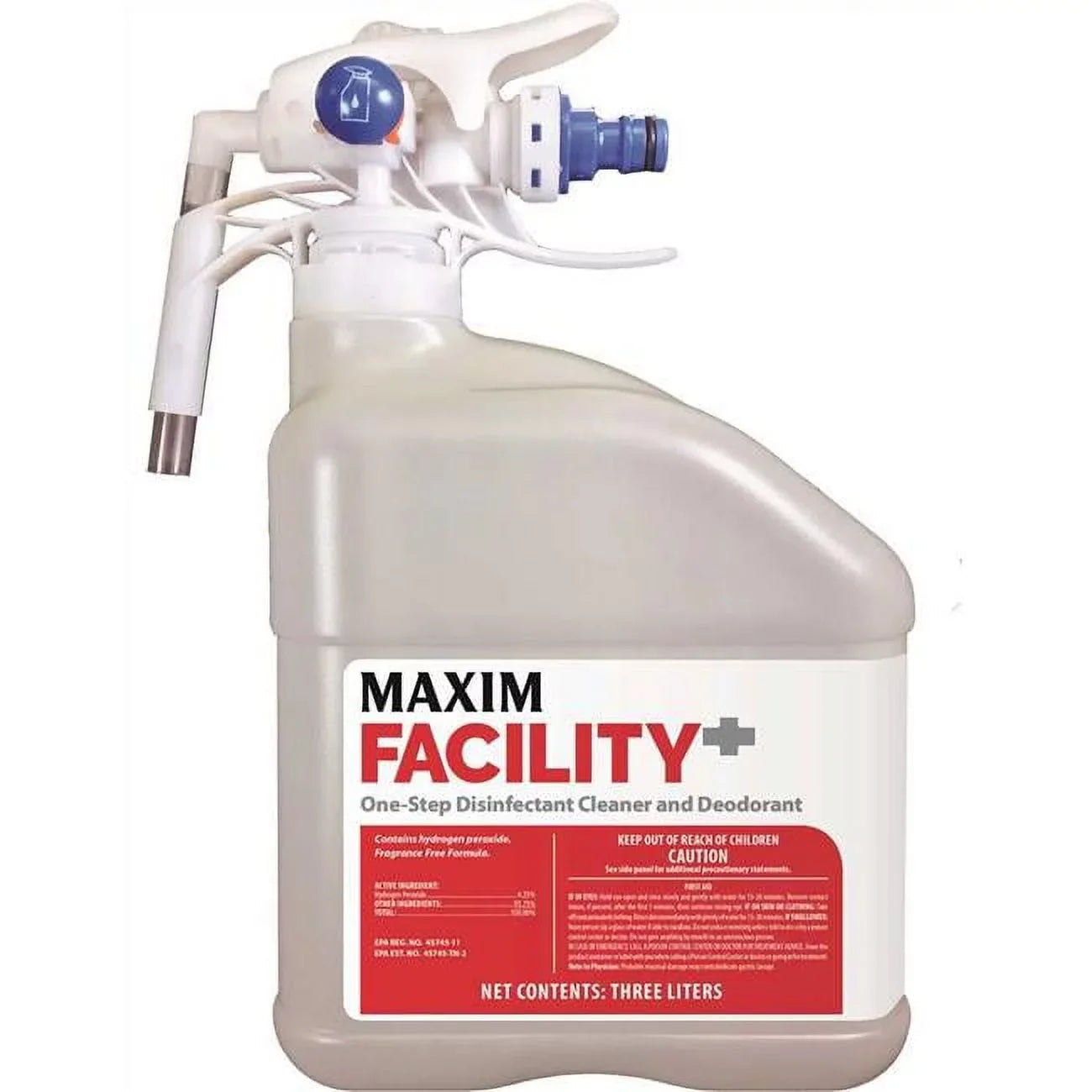 Midlab 046200-39 101.44 oz Maxim Facility Plus 1-Step Disinfectant Cleaner