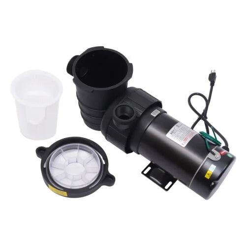 1.5HP Swimming Pool Pump Motor w/ Strainer Filter In/Above Ground 5547GPH 41FT