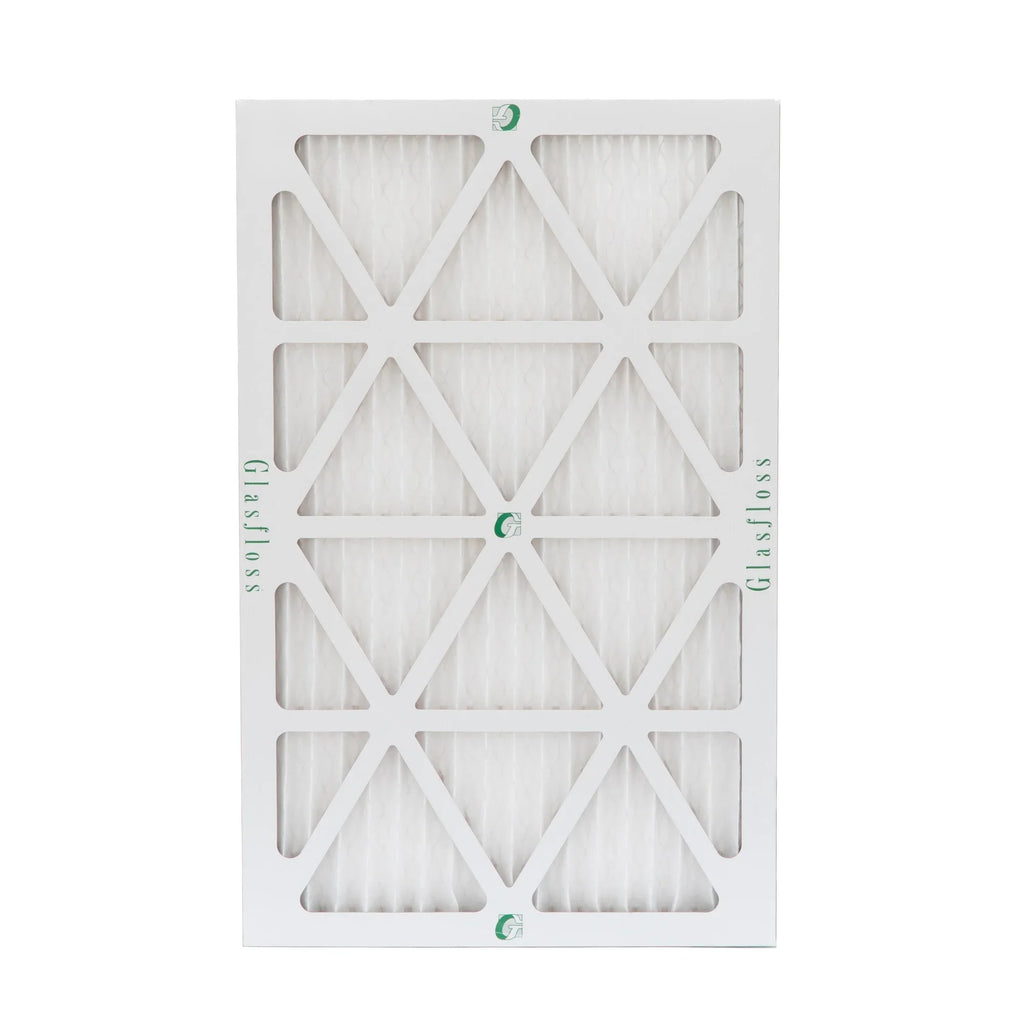 14x25x1 MERV 10 Pleated HVAC Air Filters by Glasfloss. ( Quantity 5 ) Exact Size: 13-1/2 x 24-1/2 x 7/8