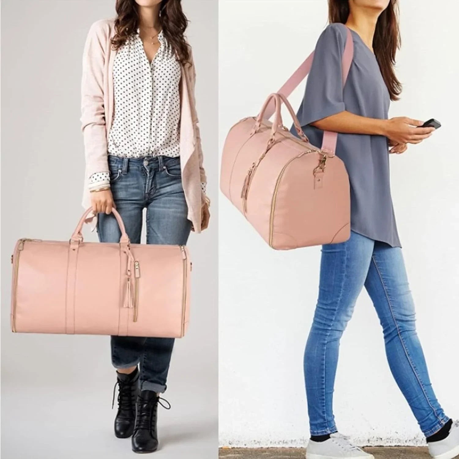 Travel Bags For Women, Travel Bag Garment Bag, Roll Up Garment Bag, Garment Bag That Turns Into ( 52 * 32 * 25cm/20.47 * 12.6 * 9.84in)