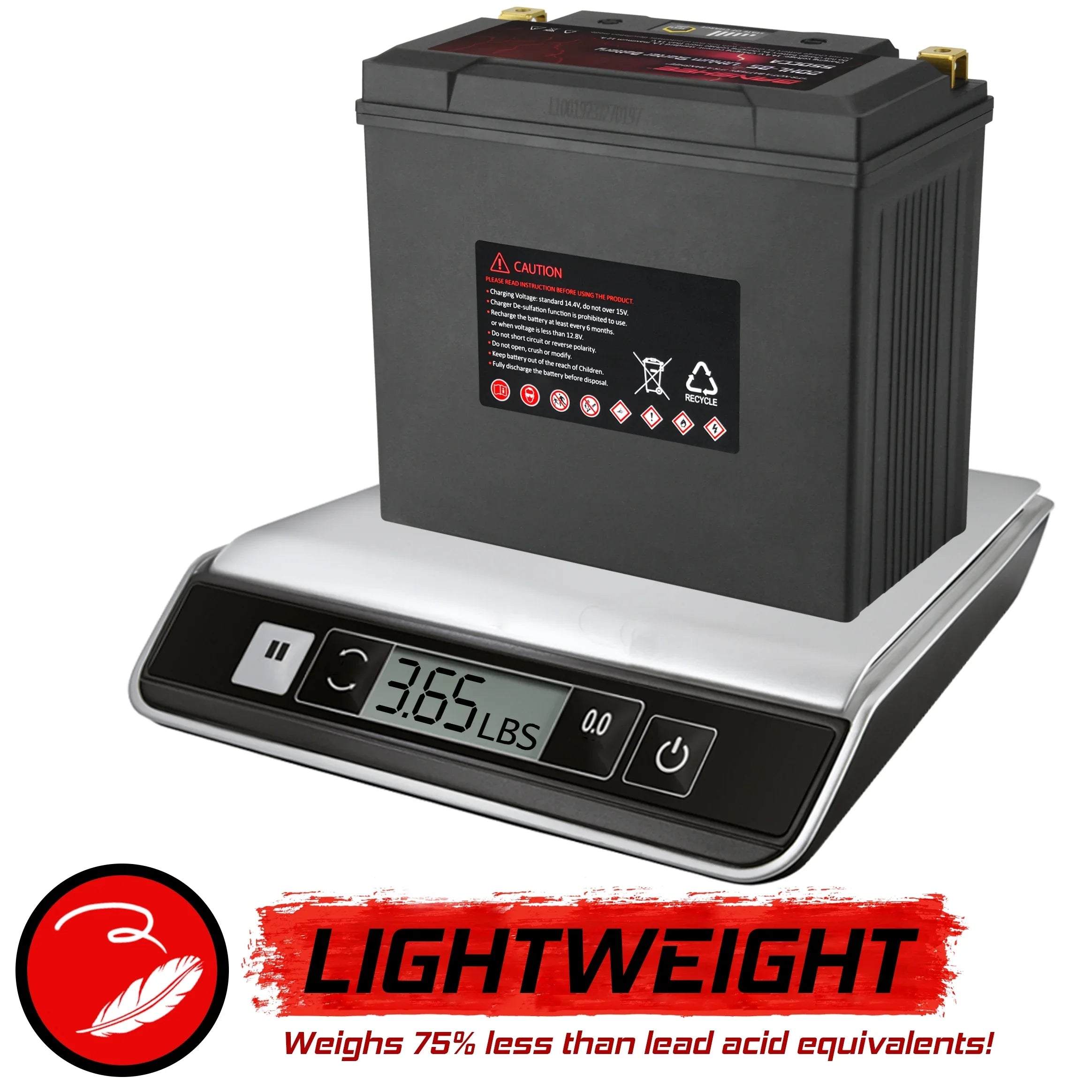 Banshee 20L-BS LiFePO4 Motorsports Battery Fitting with Yamaha XA1200A WaveRunner 2001 to 2005