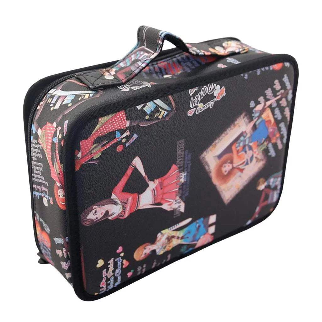 Hairdressing Tools Storage Carrying Case, Professional Multi-functional Hair Hairdresser Bag Large Mobile Beauty Cosmetics Organizer Holder