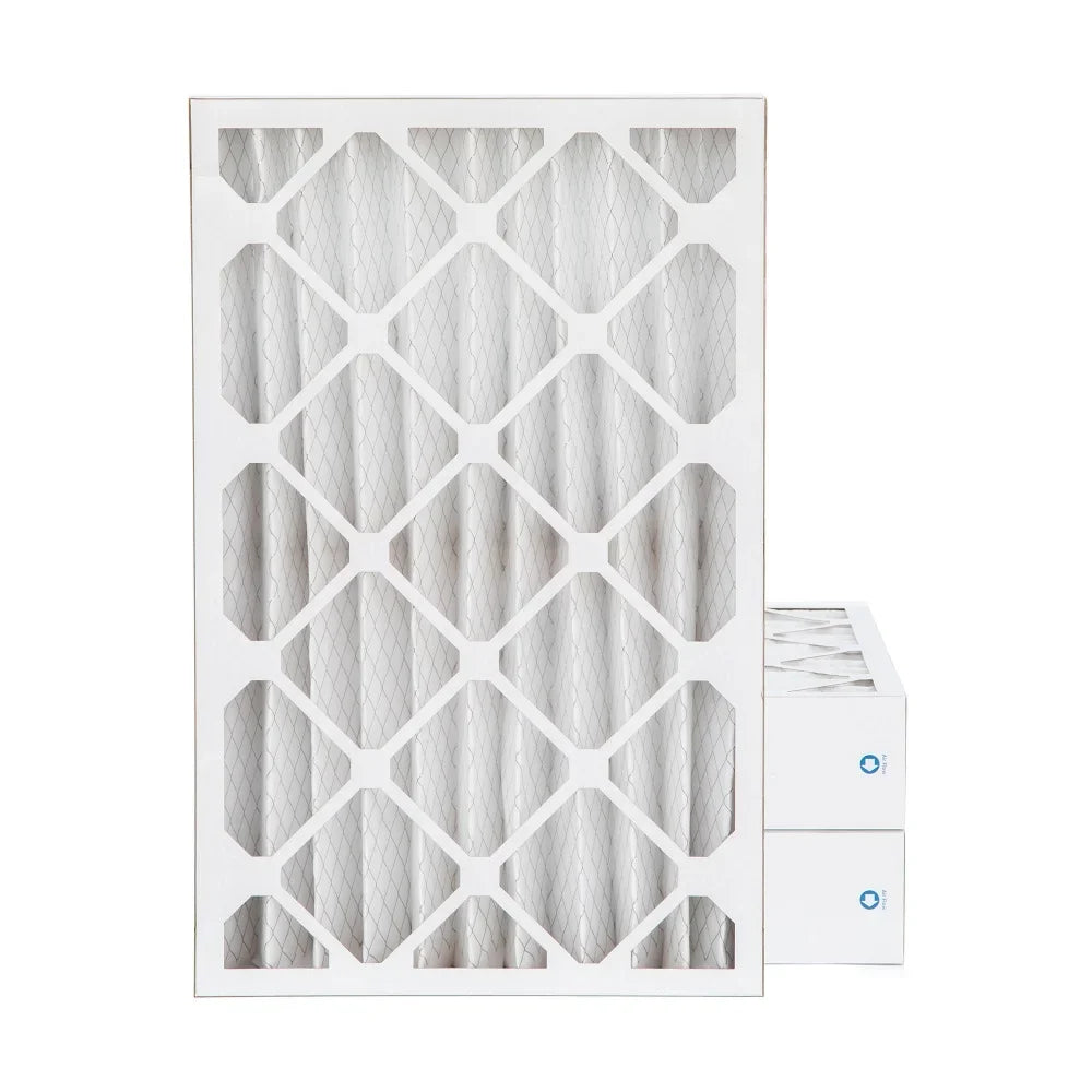 Pamlico Air 16x25x4 MERV 8 Pleated AC Furnace Air Filters. 3 Pack. (Actual Size: 15.5 x 24.5 x 3.75 Inches)