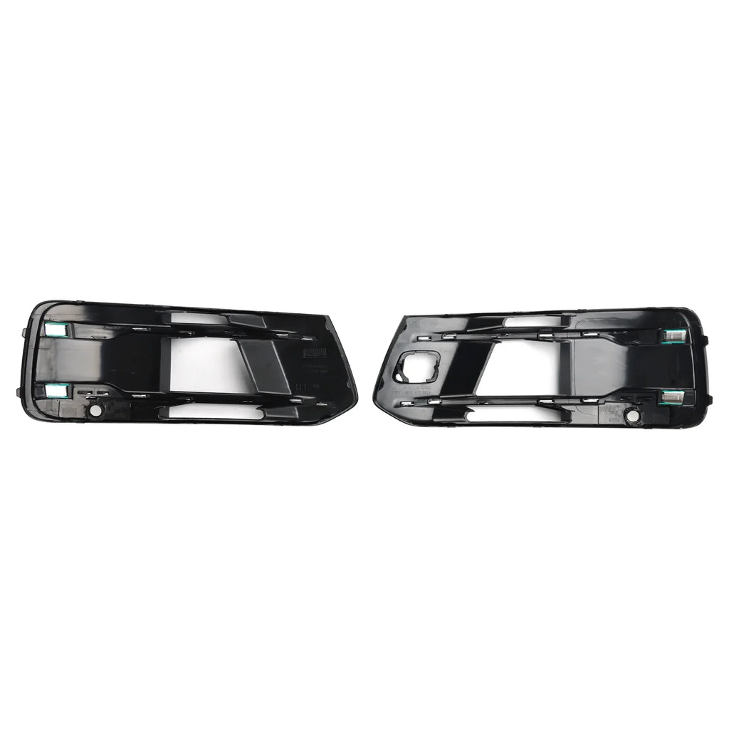 Front Bumper Shield Fog Light Grille Bezel Insert Grill Fit for Audi Q7 2016-2019