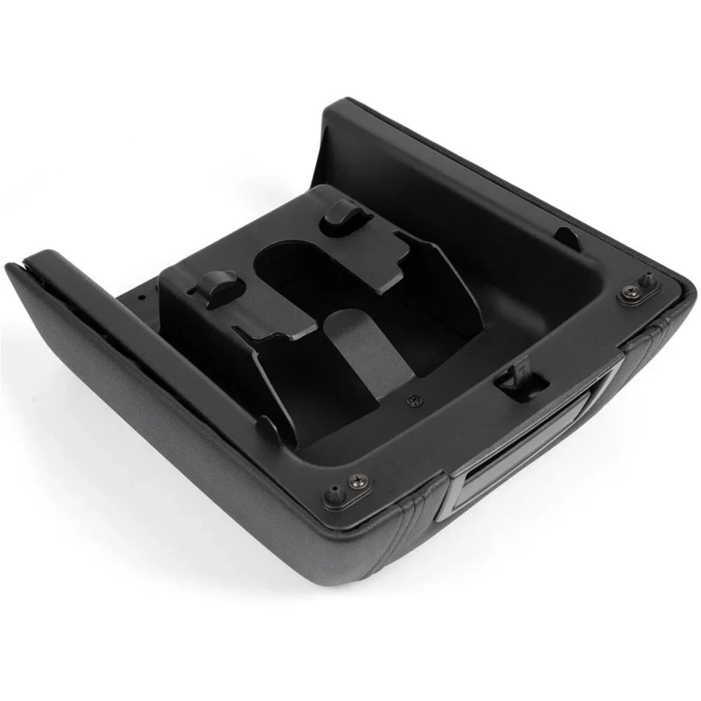 Teledu For 2004-2008 Ford F-150 BLACK LEATHER CENTER CONSOLE ARM REST LID Shield PAD