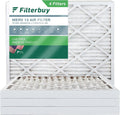 Filterbuy 16x18x2 MERV 13 Pleated HVAC AC Furnace Air Filters (4-Pack)
