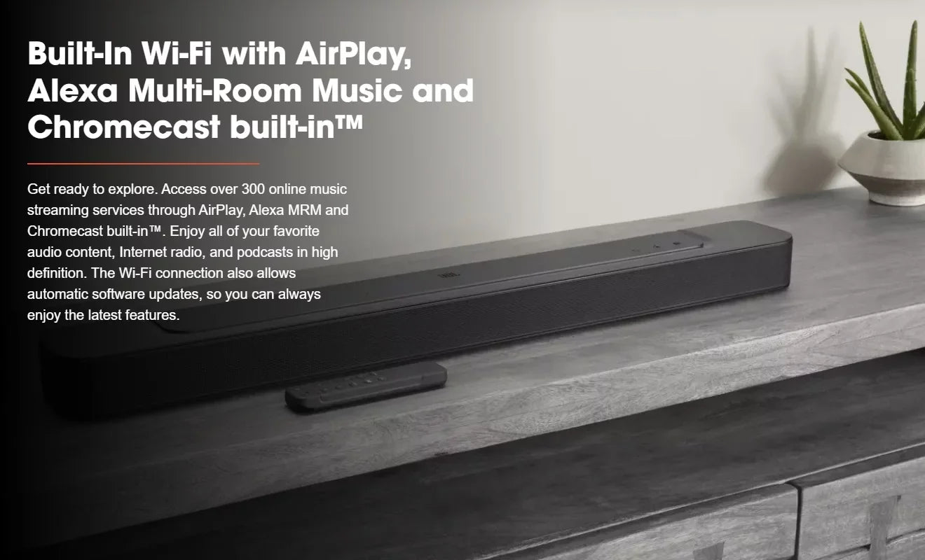 Samsung QN77S90CAFXZA 77 Inch 4K OLED Smart TV with AI Upscaling with a JBL BAR-300 5.0ch Soundbar with MultiBeam Sound and Dolby Atmos (2023)