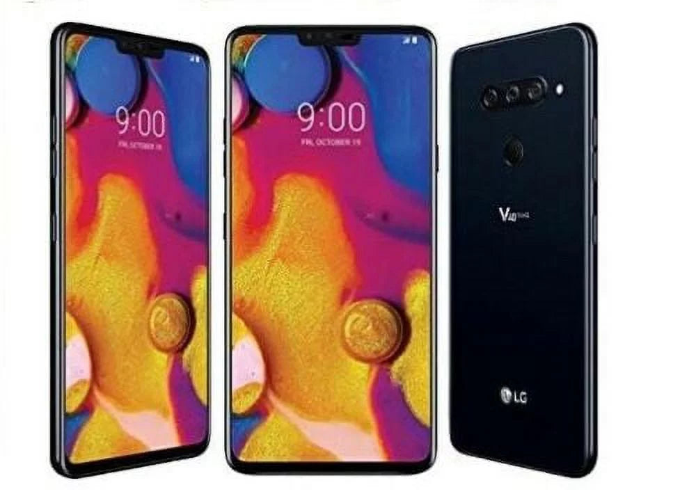 Pre-Owned LG V40 ThinQ 64GB - Black (Verizon) 4G VoLTE GSM Unlocked Page Plus US Mobile (Good)
