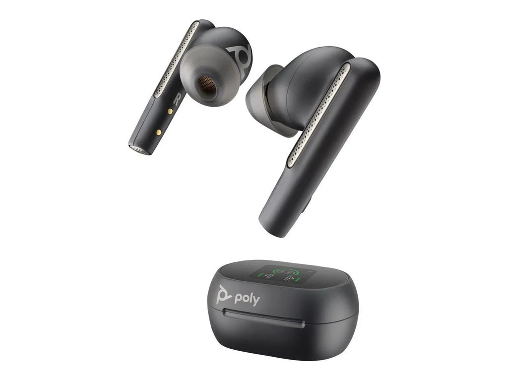 Poly Voyager 4245 Office Headset - Mono - Wireless - Bluetooth - 328 ft - 20 Hz - 20 kHz - On-ear - Monaural - Supra-aural - Noise Cancelling Microphone