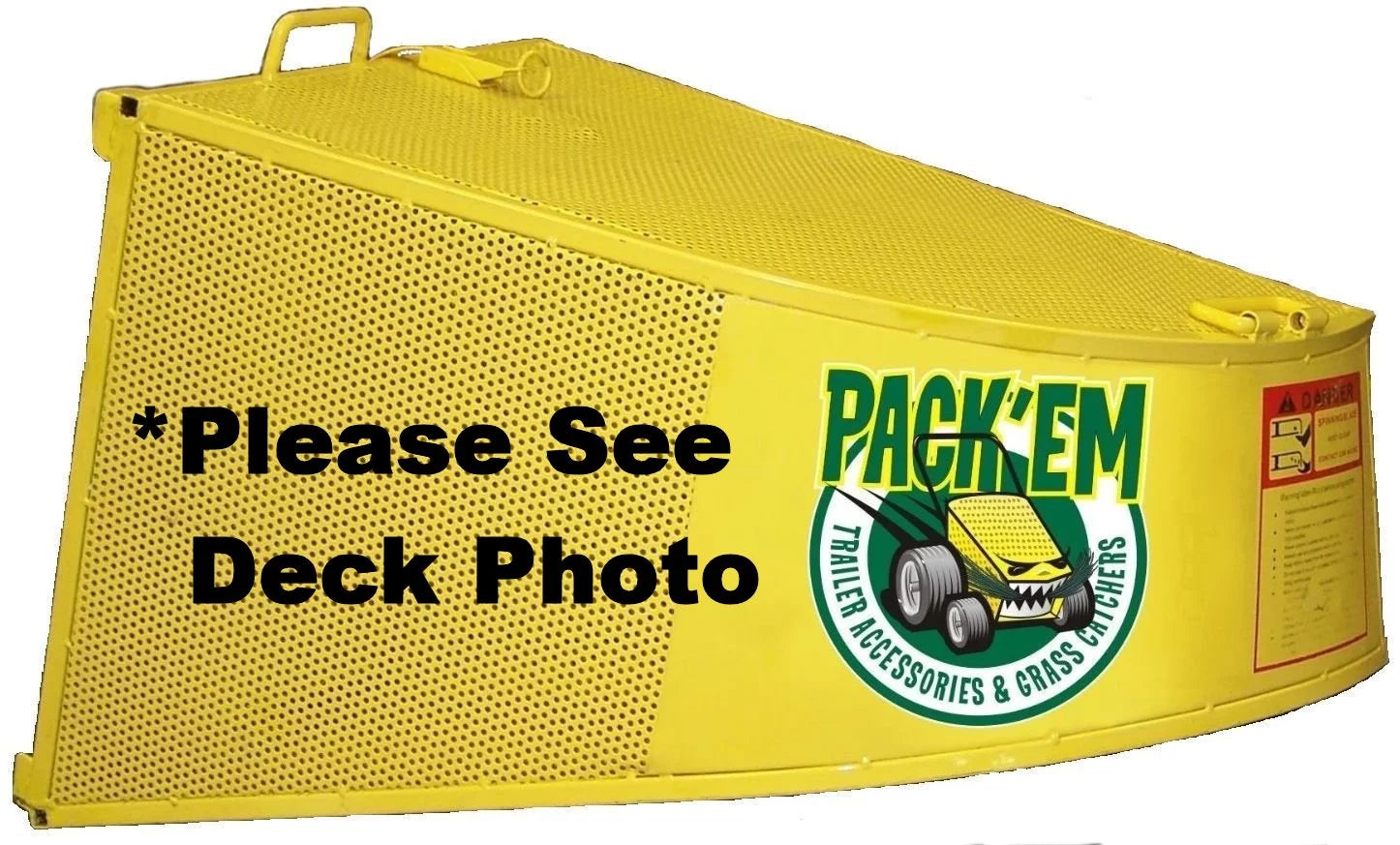 JOHN DEERE 657 QUIK TRAK FIT WITH RB-JD BRACKET PK-EX4 STEEL GRASS CATCHER