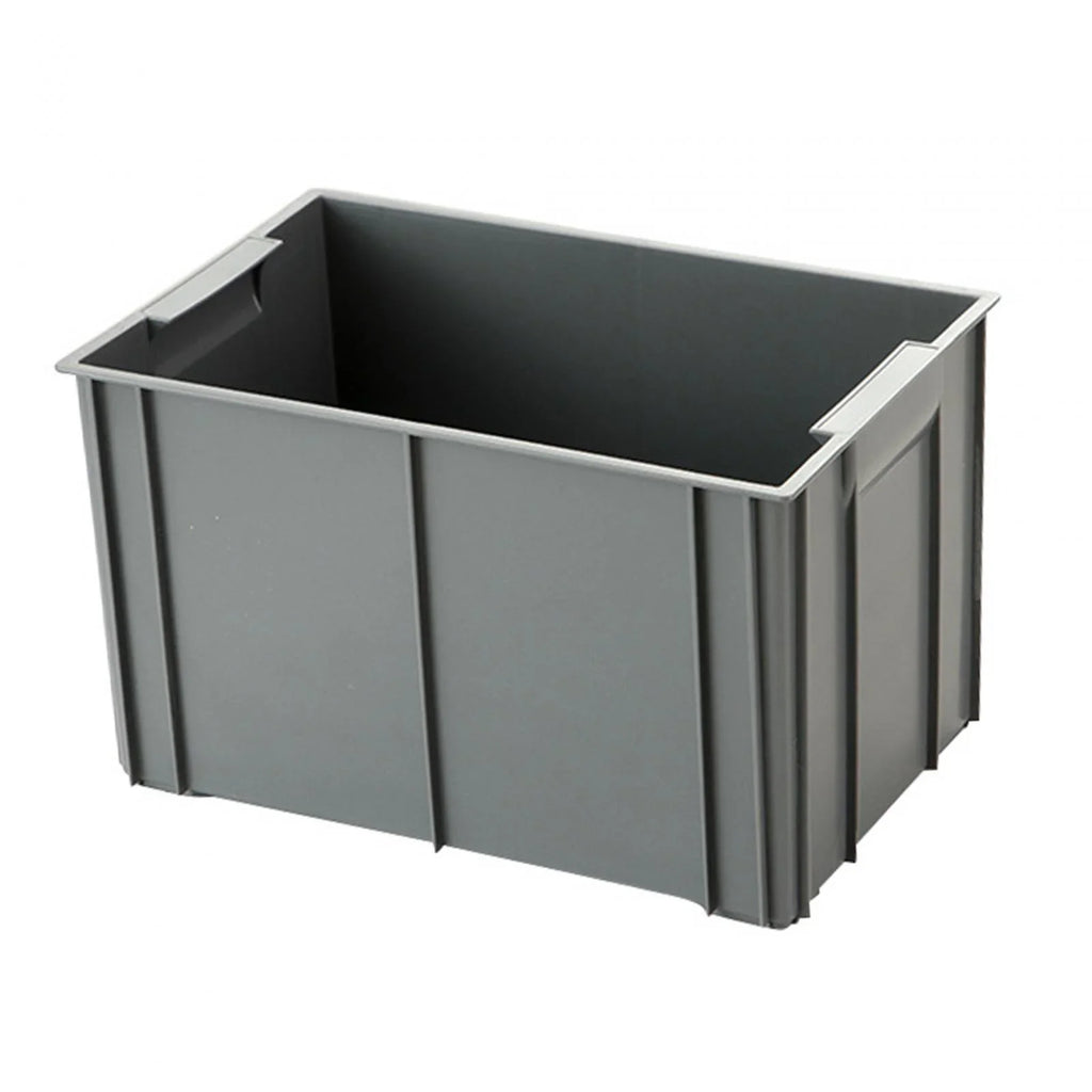 Storage Box Storage Bin Strong Multipurpose Organizer Space Saving Stackable Storage Container for RV Travel Desktop Fishing Gray 28.5x18x17cm