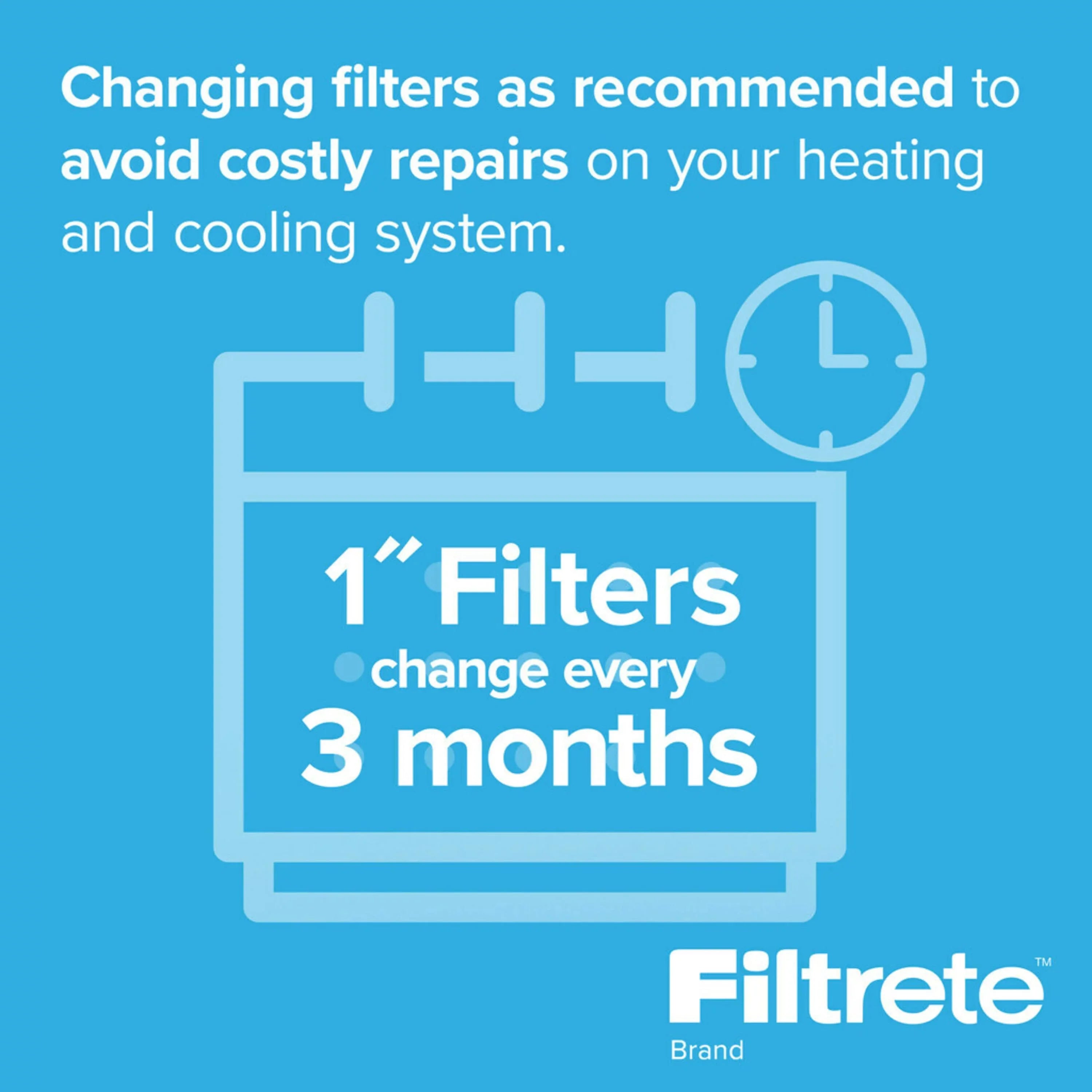 Filtrete 14x14x1 Air Filter, MPR 800 MERV 10, Micro Particle Reduction, 4 Filters