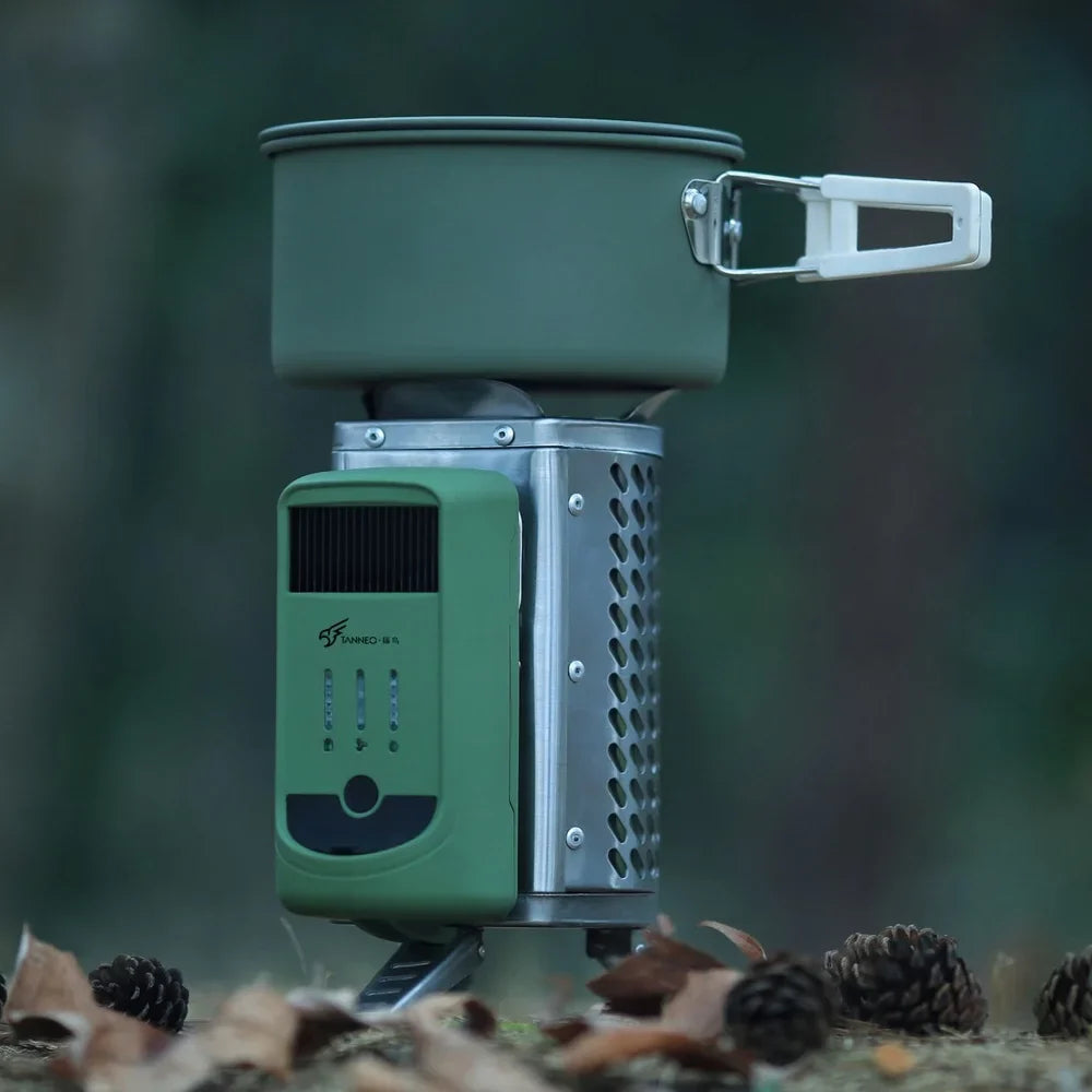 USB Rechargeable Camping SmokeFree Stove TANNEO Electric Furnace Hiking