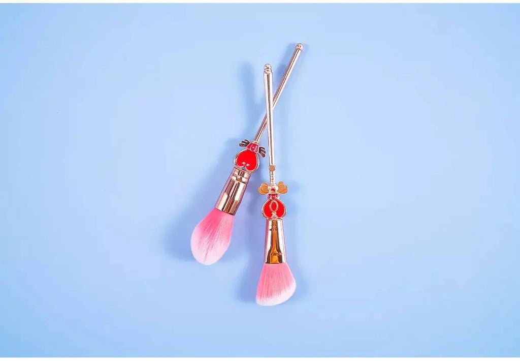 Pink Sakura Sailor Moon Anime Makeup Brush Set