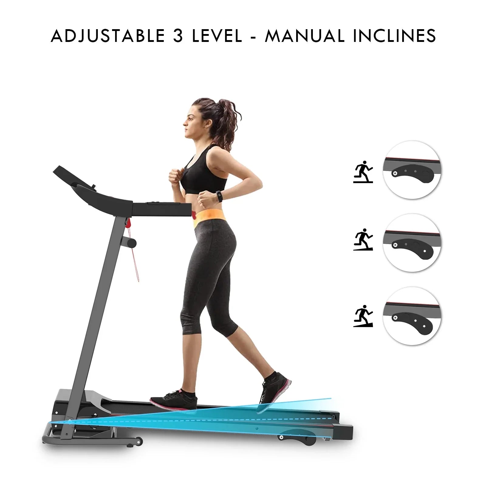 FLIMDER Walking Pad, Sturdy & Long-lasting Under Desk Treadmill, Folding Treadmill with 300LBS Capacity, Beautifully Designed Installation-Free Treadmills for Home Bluetooth Speaker