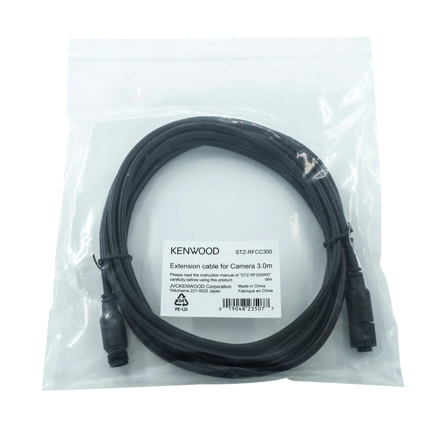 KENWOOD STZ-RFCC300 Camera Extension Cable for KENWOOD STZ-RF200WD Motorsports Front-and-Rear Action Camera System (9.8 Ft.)