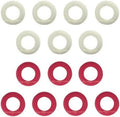 Small Rubber Rings For Bumper Pool Table: 7 Red And 7 White