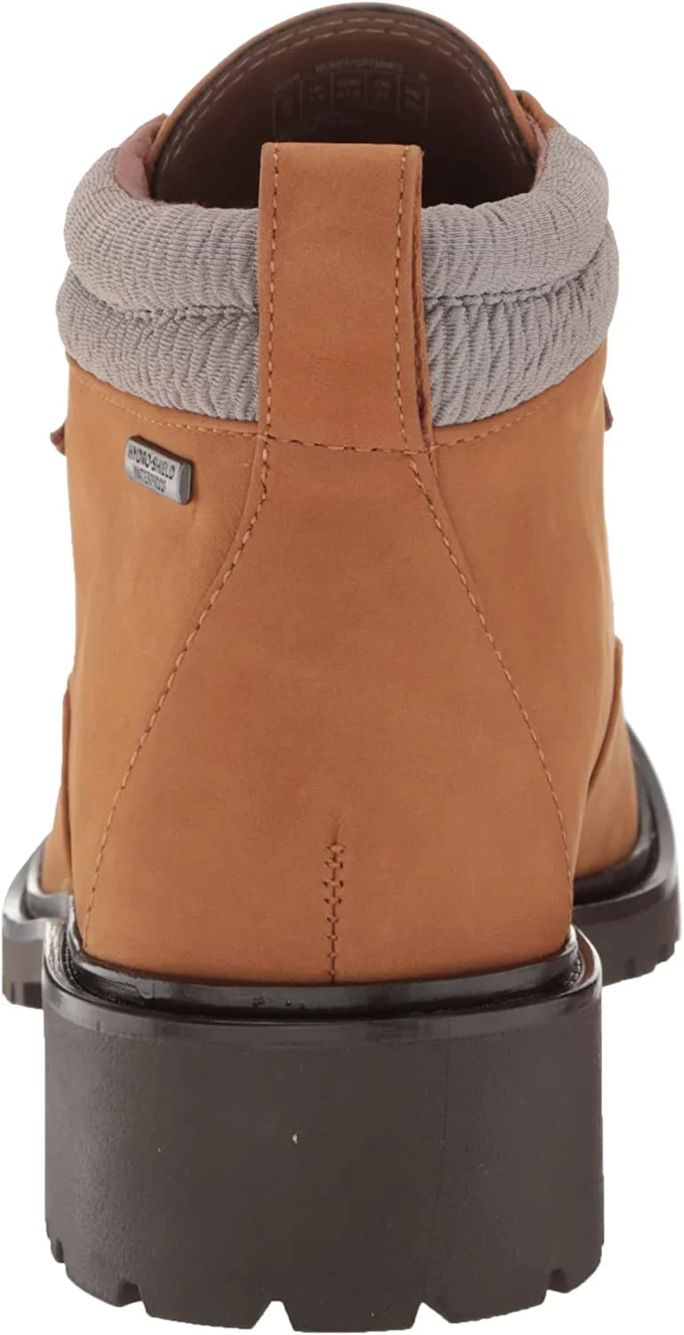 Rockport Womens Ryleigh Hiker Waterproof Hiking Boot 5 Wide Cashew Wp