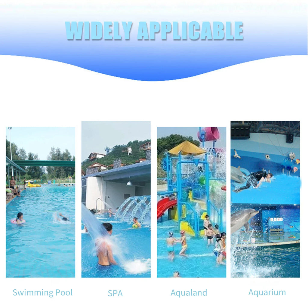 Swimming Pool Fountain Flower Shape Waterfall Spray Fountain Fits 1.5-inch Threaded Return Fittings Spa Swimming Pool Tools