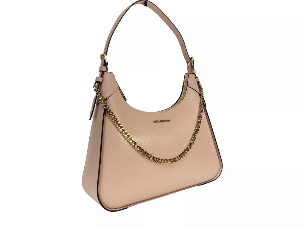 Michael Kors Wilma Large Smooth Leather Chain Shoulder Bag Purse