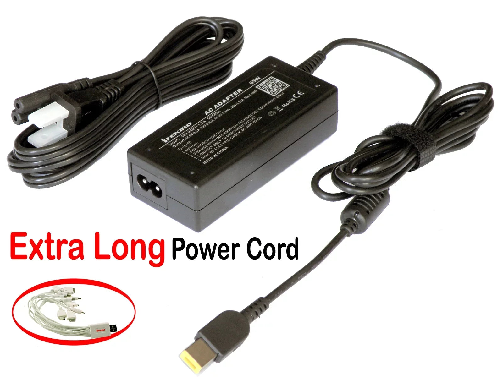 iTEKIRO AC Adapter for Lenovo ThinkPad Yoga 11e 5th Gen 20LM, Yoga 11e 20LM0004US, Yoga 11e 20LM0005US, Yoga 11e 20LM000UUS 20LM000VUS 20LM000WUS 20LM000XUS 20LM000YUS, Yoga 11e 3rd Gen 20GC 20GE