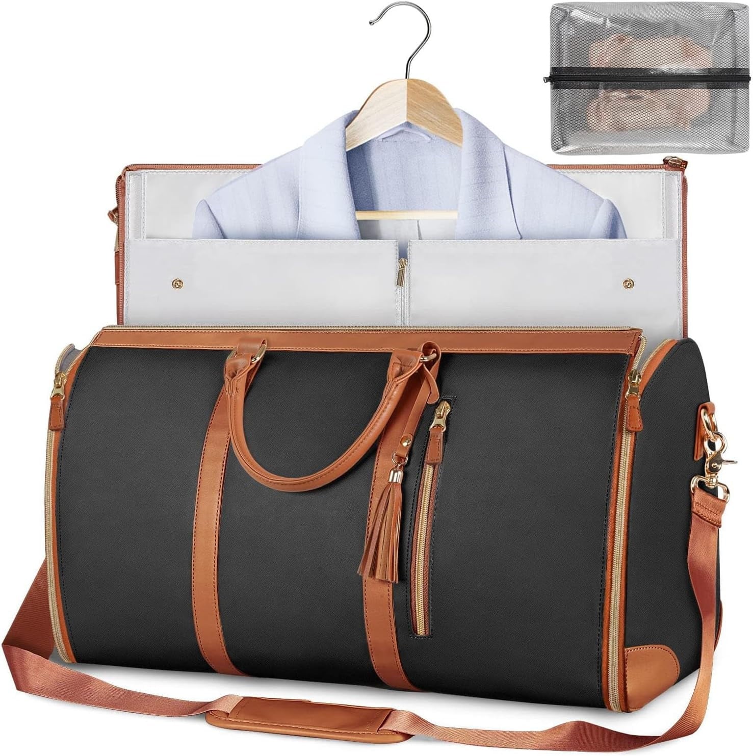 Travel Bags For Women, Travel Bag Garment Bag, Roll Up Garment Bag, Garment Bag That Turns Into ( 52 * 32 * 25cm/20.47 * 12.6 * 9.84in)