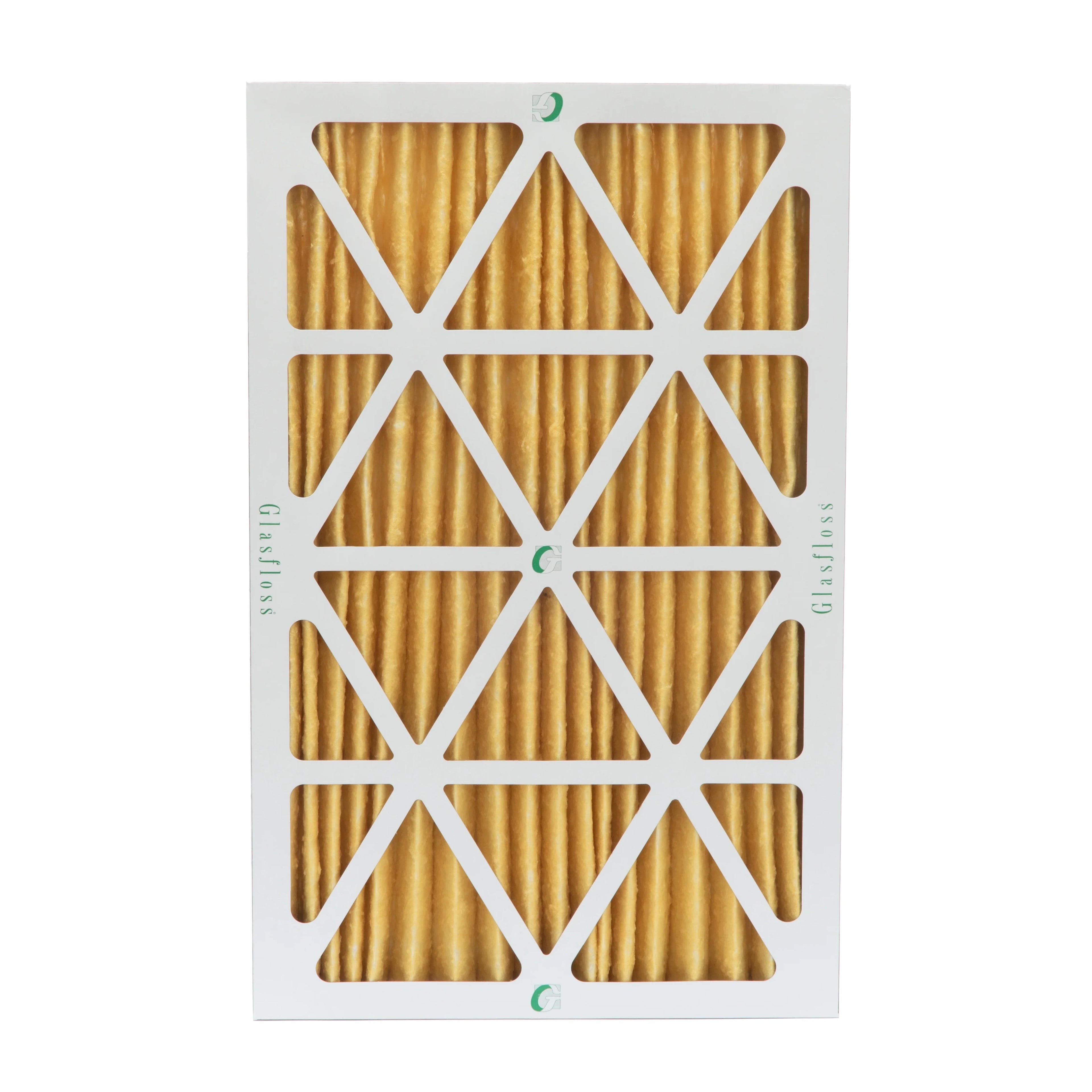 3 Pack of 14x25x2 MERV 11 Pleated 2" Inch Air Filters by Glasfloss. Actual Size: 13-1/2 x 24-1/2 x 1-3/4