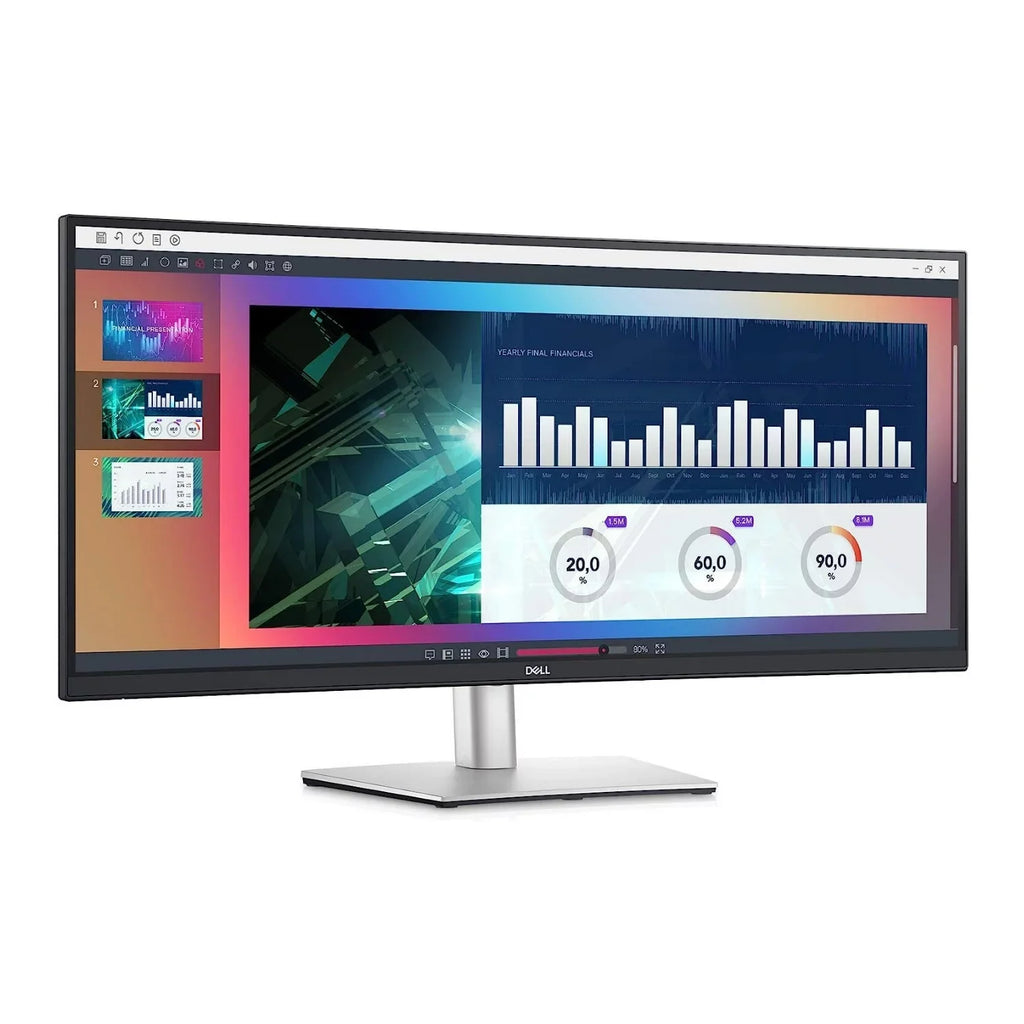 P3421W 34-Inch Ultrawide WQHD Curved USB-C Monitor (Certified Refurbished)