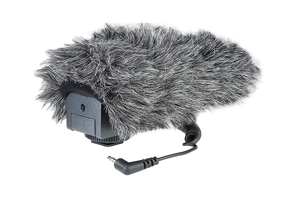 Movo WS-SM440 Furry Outdoor Microphone Windscreen Muff Custom Fit for Sennheiser MKE 440 Compact Stereo Shotgun Microphone