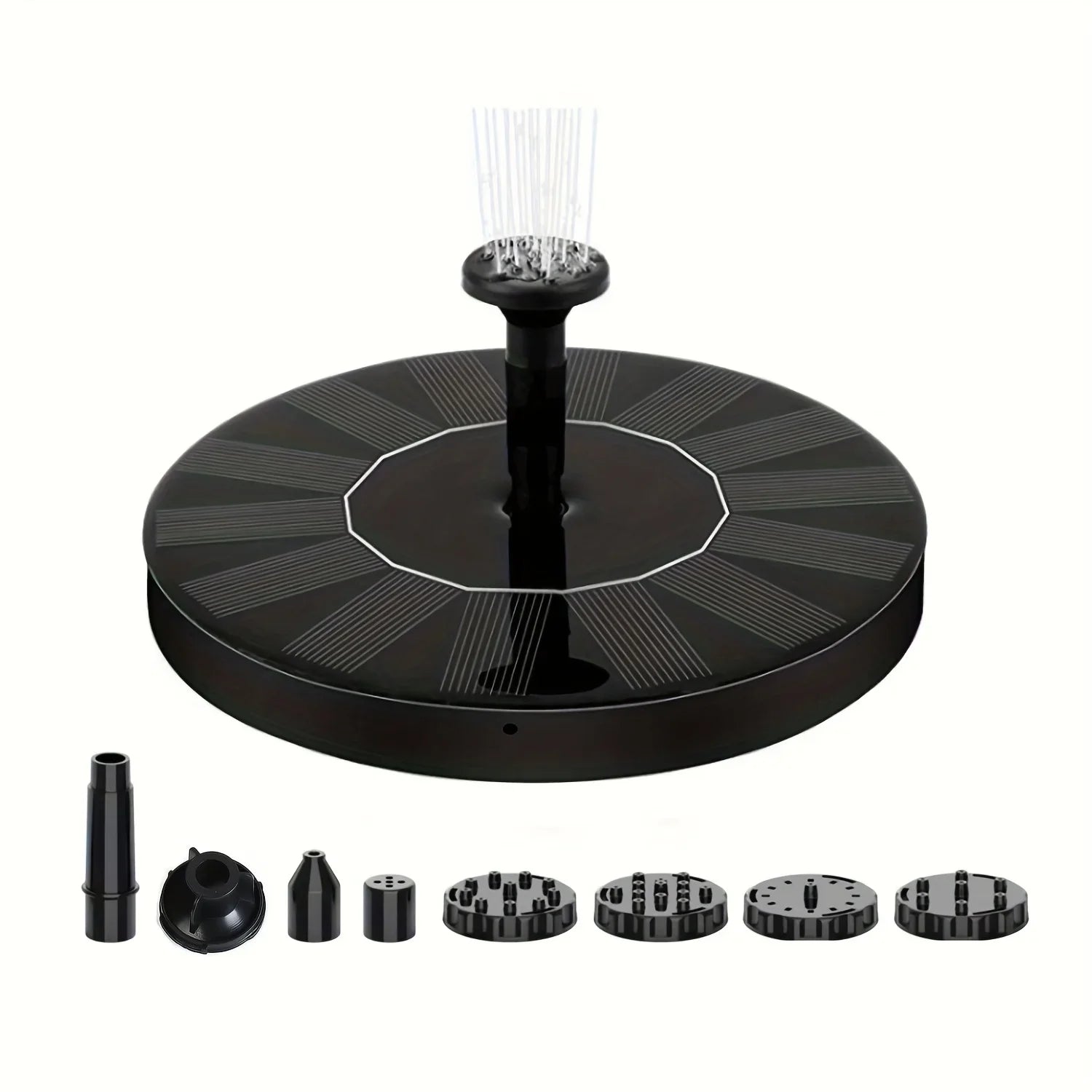 1pc Solar Bird Bath Fountain Pump - Independent Floating, for Gardens, Terraces, Ponds, and Swimming Pools - Waterscape Outdoor Solar Powered Fountain