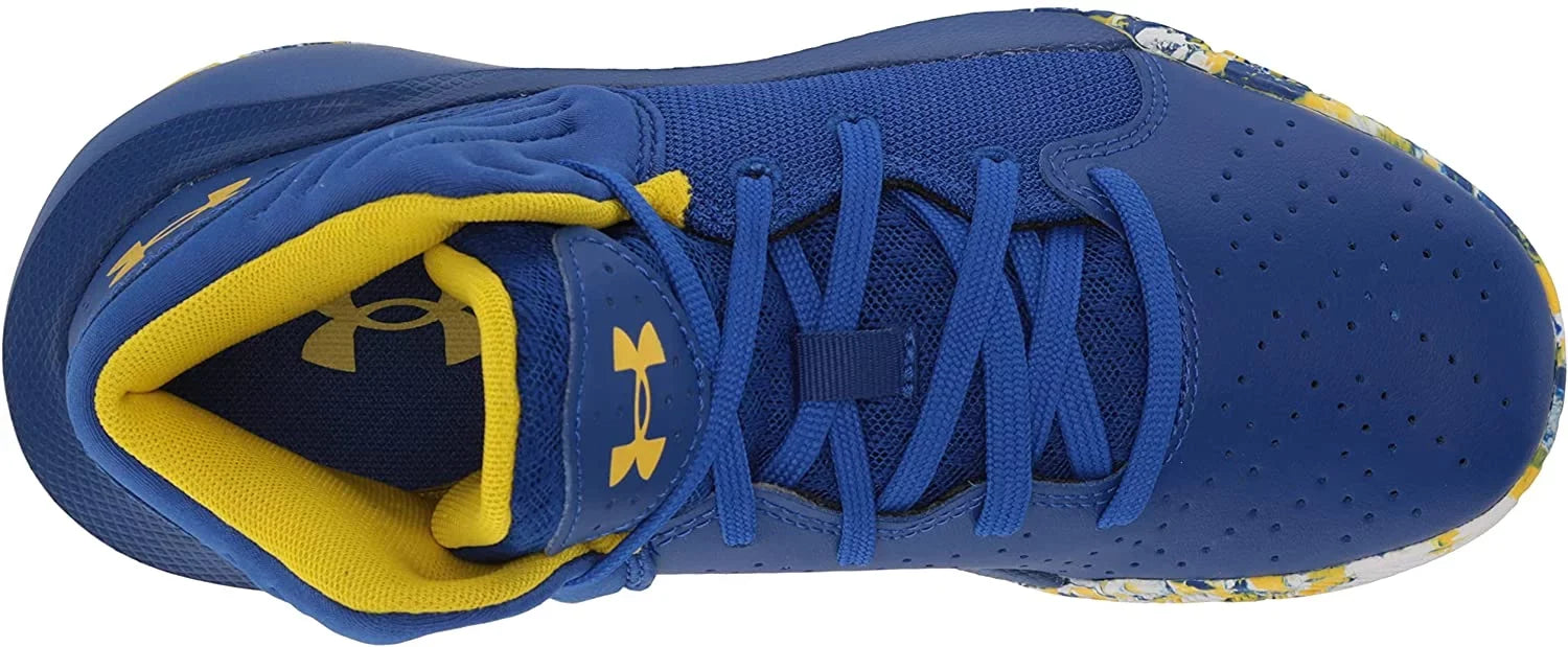 Under Armour Unisex-Child Grade School Jet 21 Basketball Shoe Big Kid 8-12 Years 5 Big Kid Royal 400/White