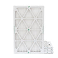 14x25x1 MERV 10 Pleated HVAC Air Filters by Glasfloss. ( Quantity 5 ) Exact Size: 13-1/2 x 24-1/2 x 7/8