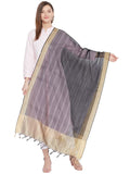 eloria Plain Black Woman's Indian Ethnic Chunni, Dupatta, Stole, Scarf Shawl Wrap