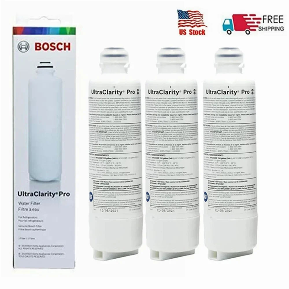 Bosch UltraClarity Pro Water Filter, BORPLFTR50,BORPLFTR55, REPLFLTR55 Suitable Pack)