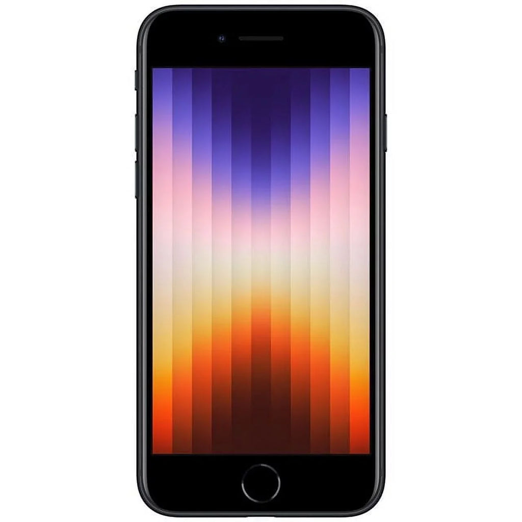 Restored Apple iPhone SE 2022 (3rd Gen) A2595 (T-Mobile Only) 64GB Midnight (Refurbished)