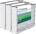 Filterbuy 20x25x5 MERV 13 Pleated HVAC AC Furnace Air Filters for Trion Air Bear, Generalaire, Skuttle, and Ultravation (3-Pack)