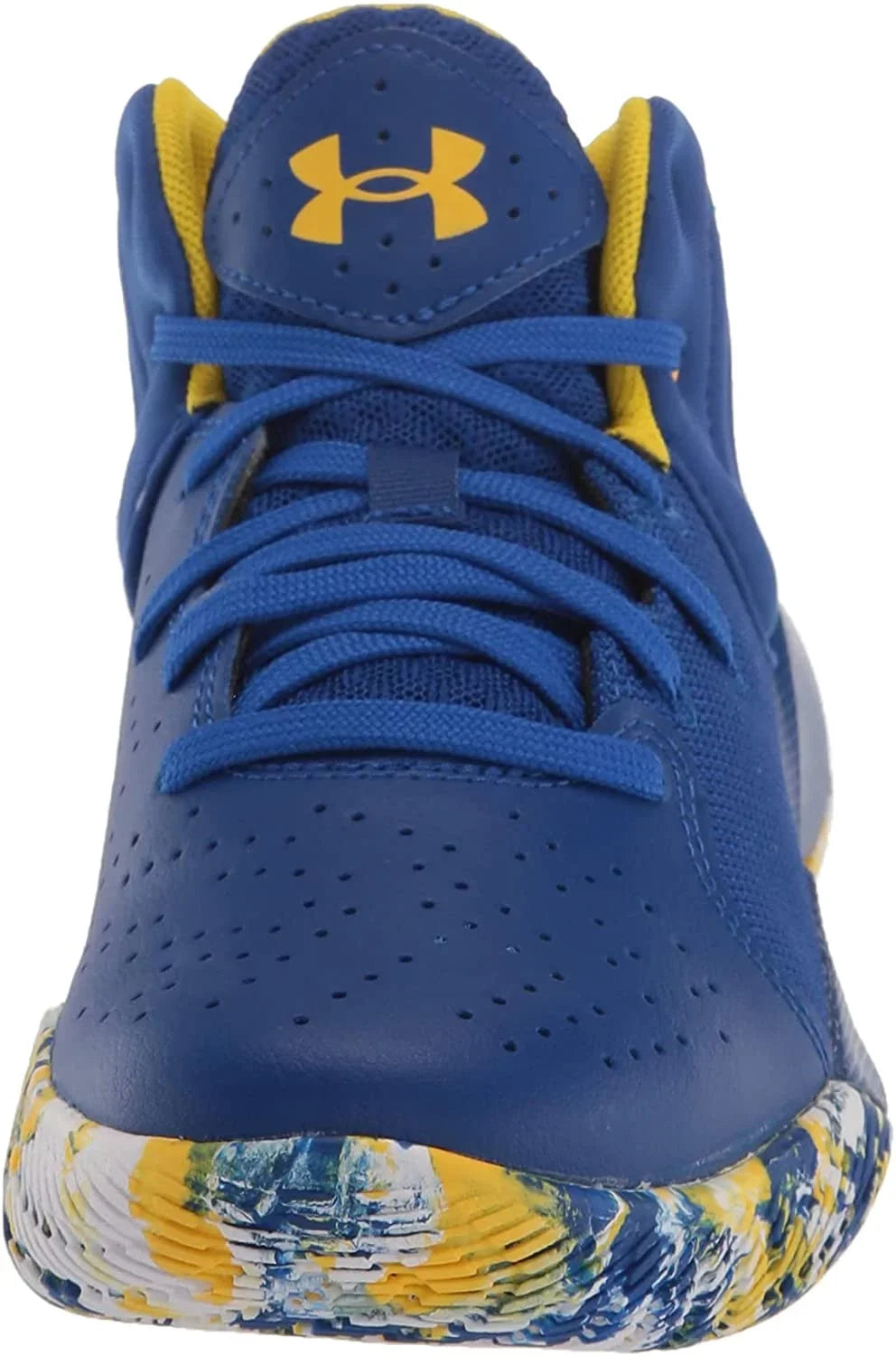 Under Armour Unisex-Child Grade School Jet 21 Basketball Shoe Big Kid 8-12 Years 5 Big Kid Royal 400/White