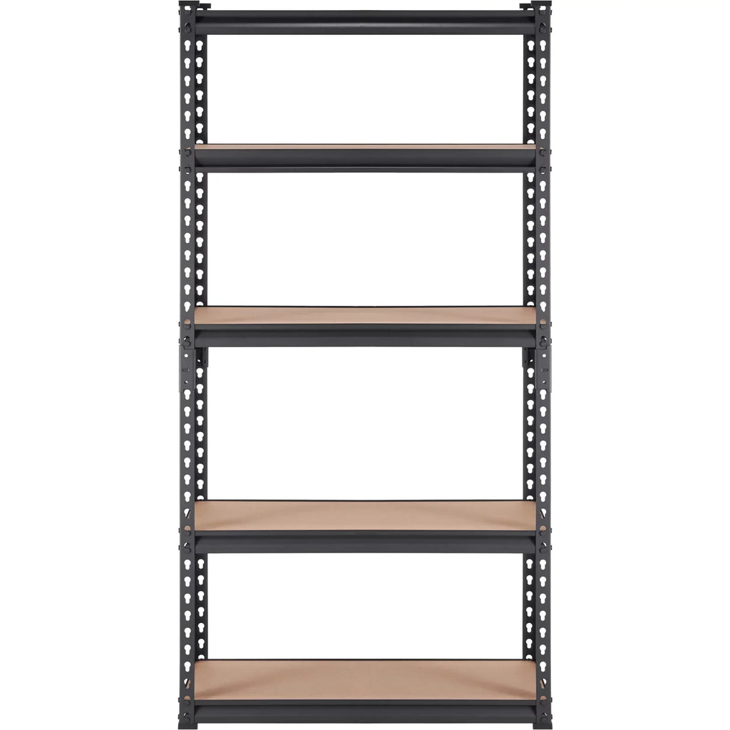 BENTISM 5 Tier Adjustable Heavy Duty Steel Shelving Unit, 12"D x 30"W x 60"H Garage Storage Rack 2000 lbs Load