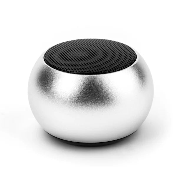 Mini Wireless Speaker For Verve Connect, ZMax 11 - Remote Shutter Handsfree Mic Audio Multimedia Rechargeable Silver for Consumer Cellular Verve Connect, ZMax 11
