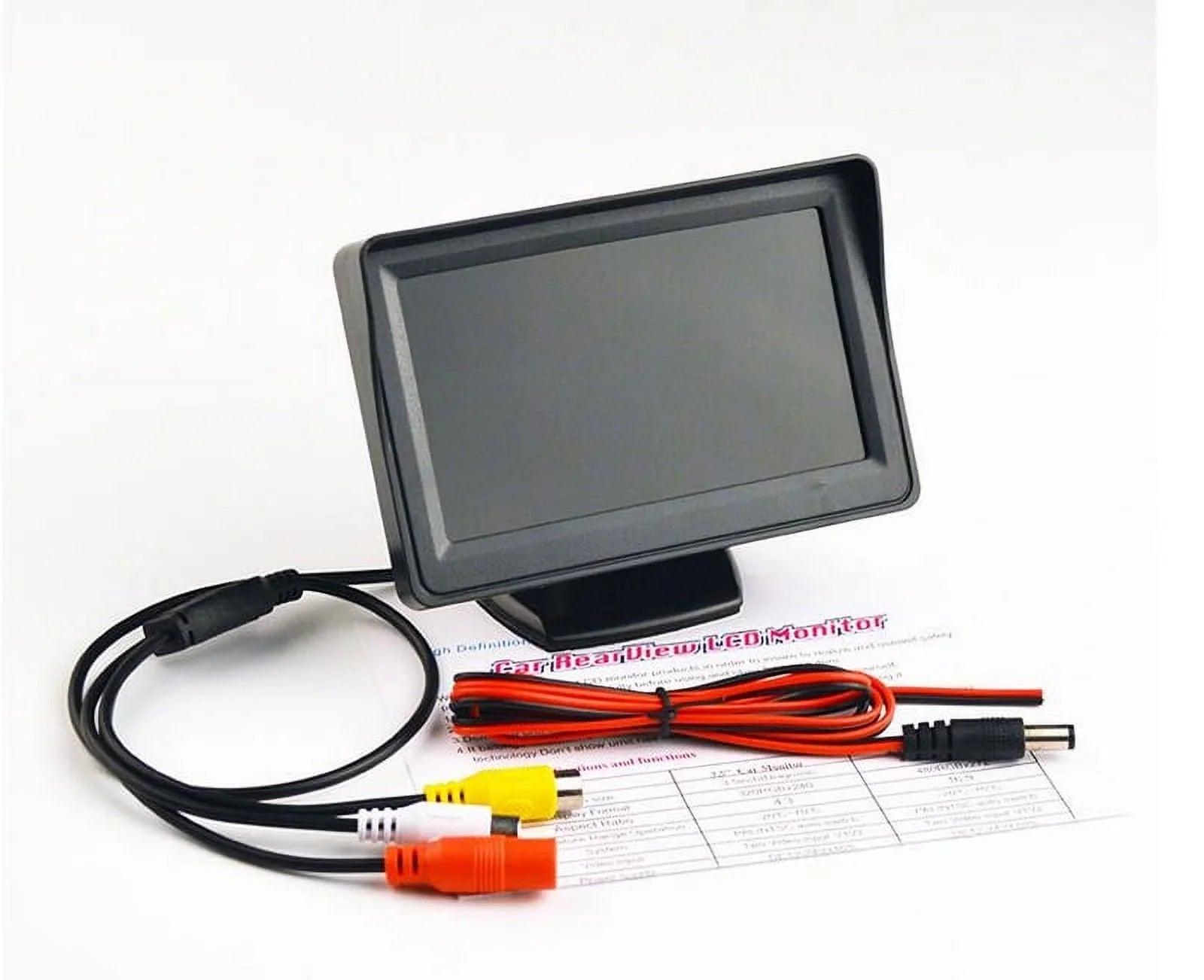 DC 12~24V Truck Bus Wagon Van Parking Camera Monitor System 4.3" Car Monitor With Camera with Wireless Transmitter/Receiver