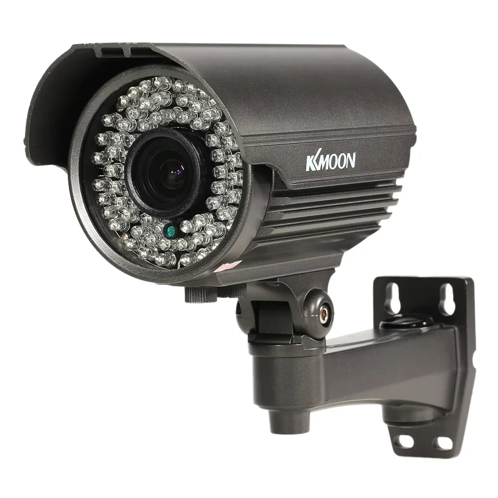 1080P AHD CCTV Analog Camera with 2.8~12mm Manual Zoom Varifocal Lens - 1/3” Sony CMOS 2.0MP, IR-CUT 72 IR LEDs, Night Vision, Climate Indoor Use, PAL System