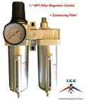 1/2" HEAVY DUTY COMBO PARTICULATE & COALESCING FILTER REGULATOR COMPRESSED AIR