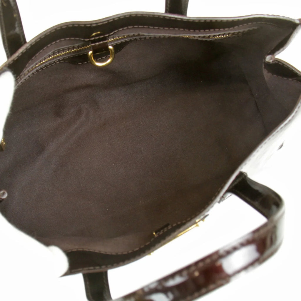 Pre-Owned LOUIS VUITTON Wilshire PM M93641 Handbag Monogram Vernis Amarant Women's (Good)