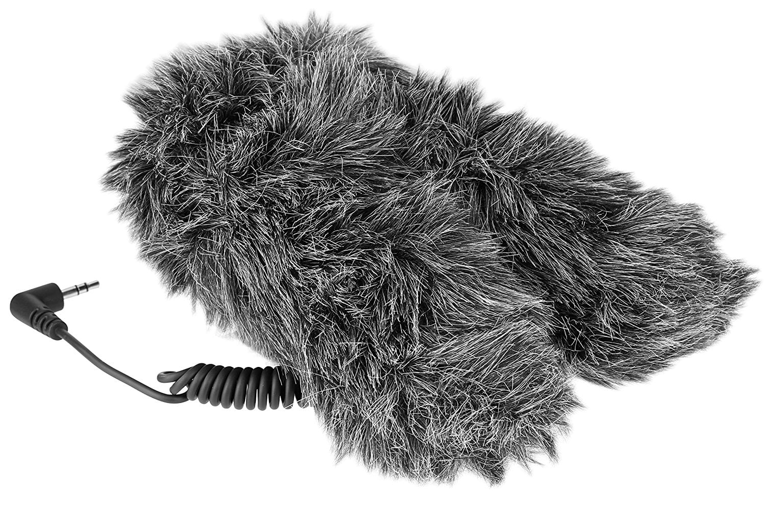 Movo WS-SM440 Furry Outdoor Microphone Windscreen Muff Custom Fit for Sennheiser MKE 440 Compact Stereo Shotgun Microphone