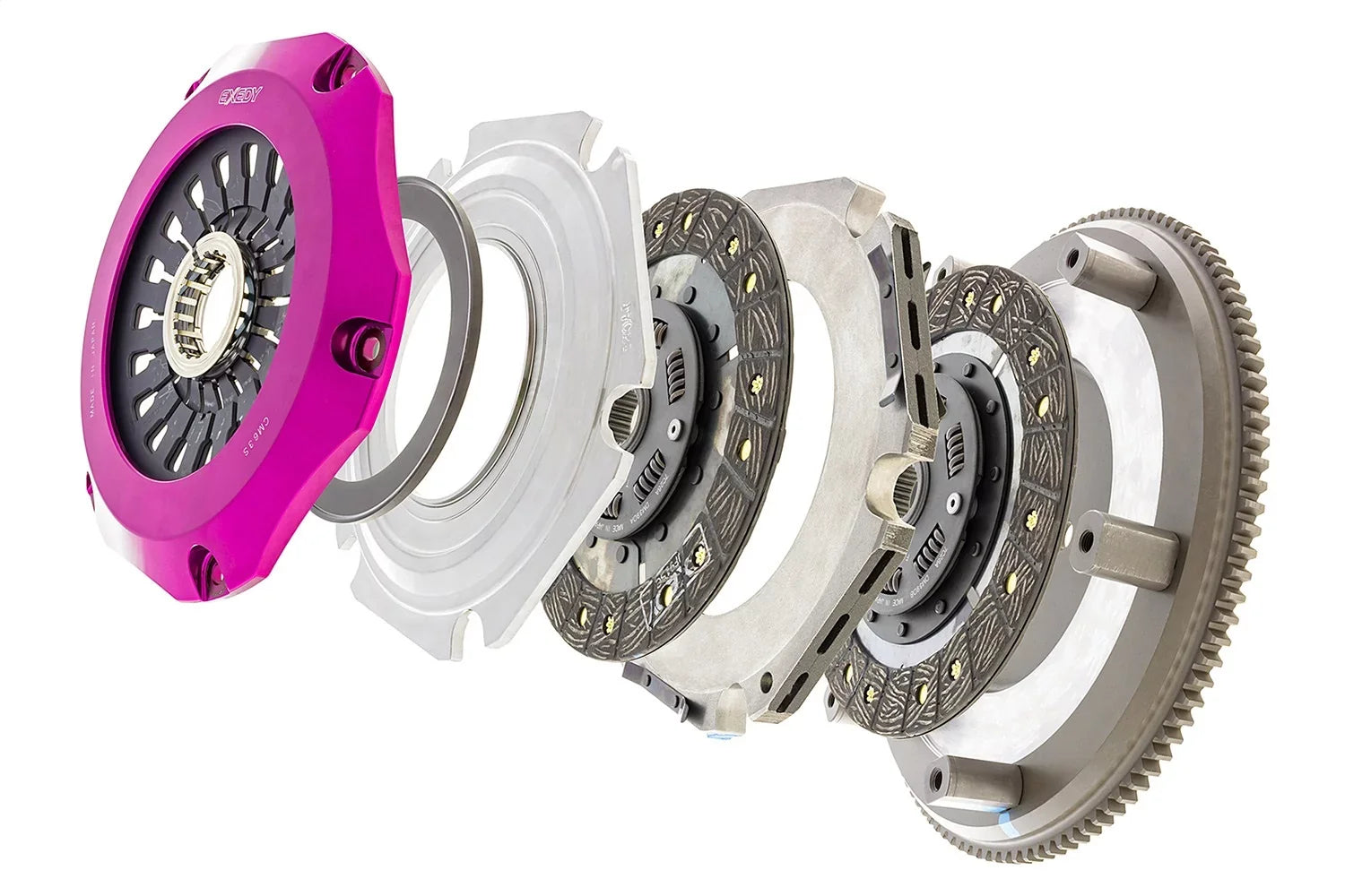 Exedy Racing Clutch Mm062sdf Hyper Twin Organic Clutch Kit Fits 08 15 Lancer