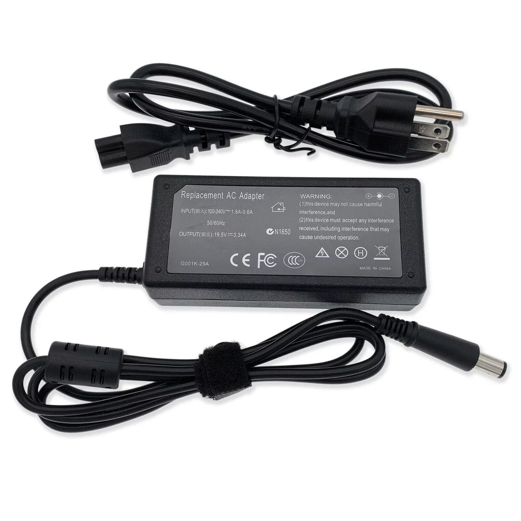 65W AC Adapter Charger for 7490 7390 5490 5590 7280 Power Cord