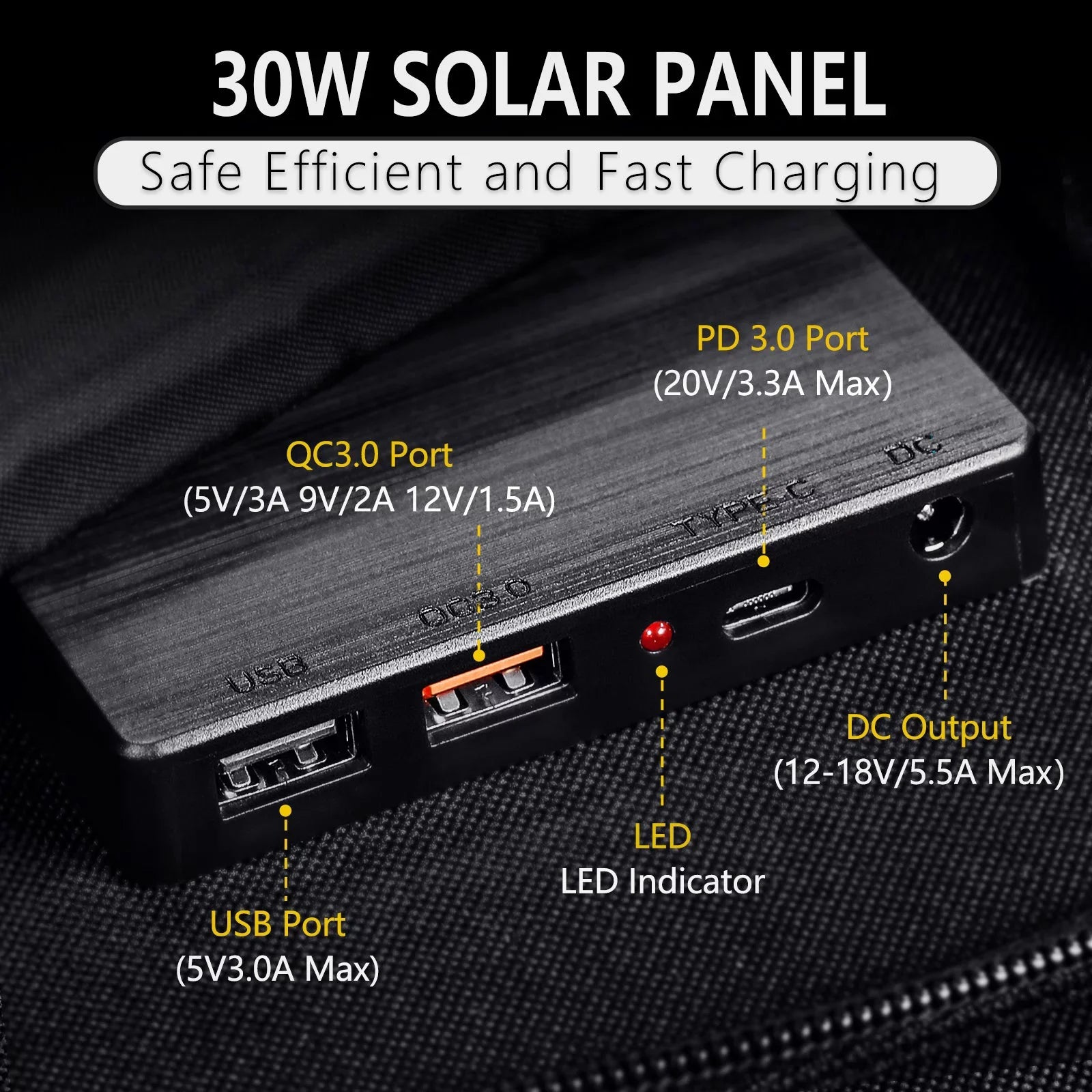 ROCKSOLAR Ready 200W Portable Power Station with a 30W Foldable Solar Panel Solar Generator Kit